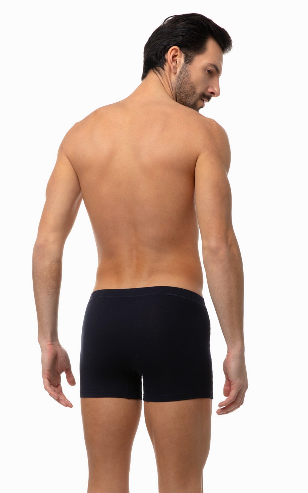 Μπόξερ 2 τεμαχίων Minerva βαμβακερό μαύρο - Nadia Lingerie