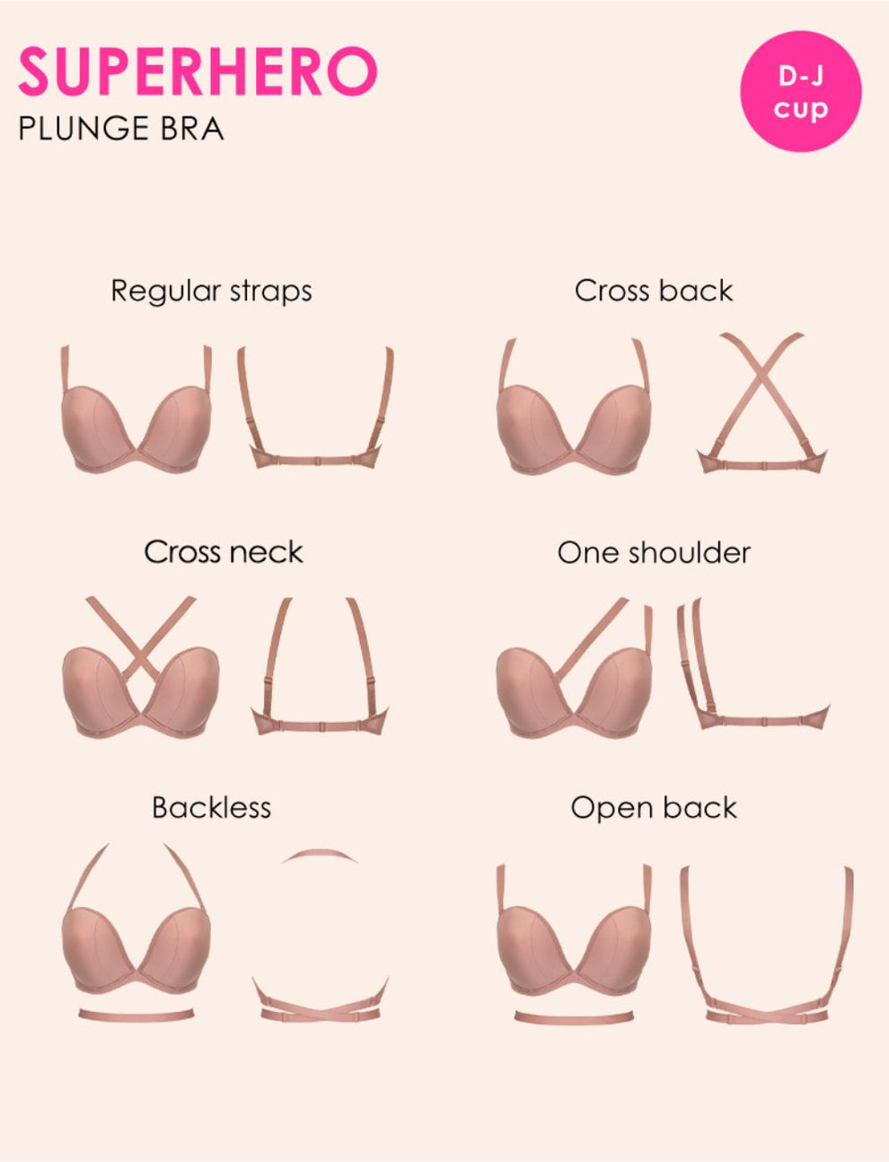 Superhero bra Curvy Kate - Nadia Lingerie