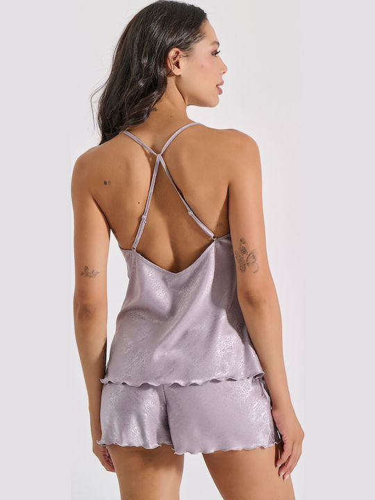 Satin baby doll Milena - Nadia Lingerie