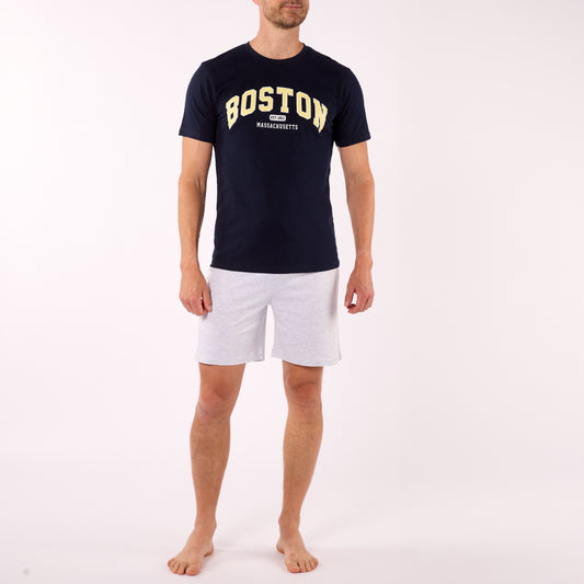Boston ανδρικές πυτζάμες καλοκαιρινές - Nadia Lingerie