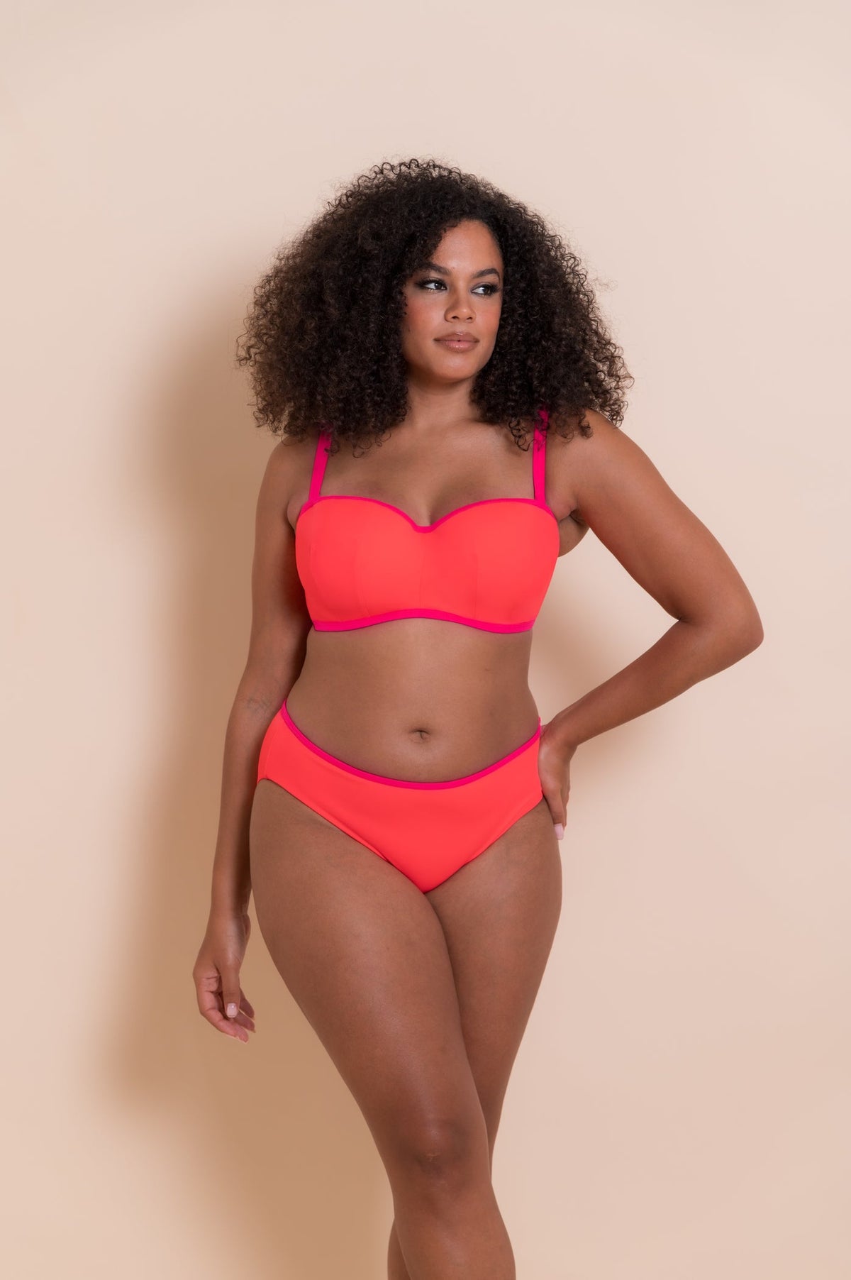 Curvy Kate neon bikini bottom - Nadia Lingerie