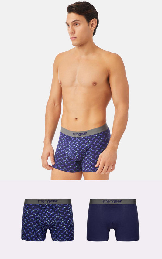 Eggplant Mengear Ανδρικό Boxer 2τμχ - Nadia Lingerie