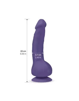 G-Vibe - G-Real 2 - Δονητικό Ομοίωμα με Βεντούζα - Μωβ - Nadia Lingerie