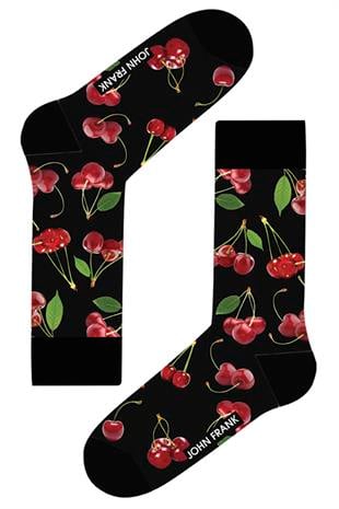 John Frank cherry socks - Nadia Lingerie