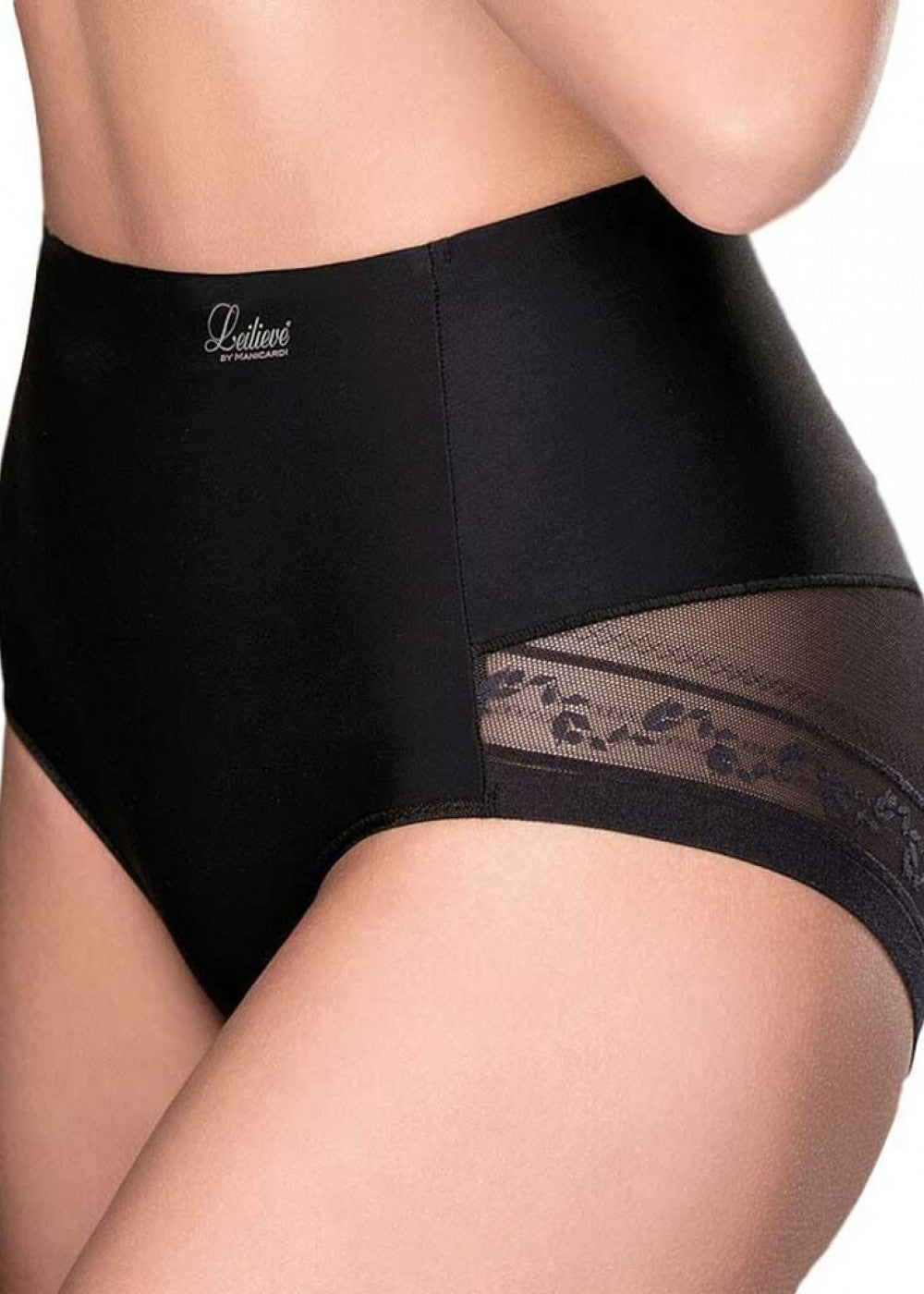 Lastex Medium Waist black - Nadia Lingerie