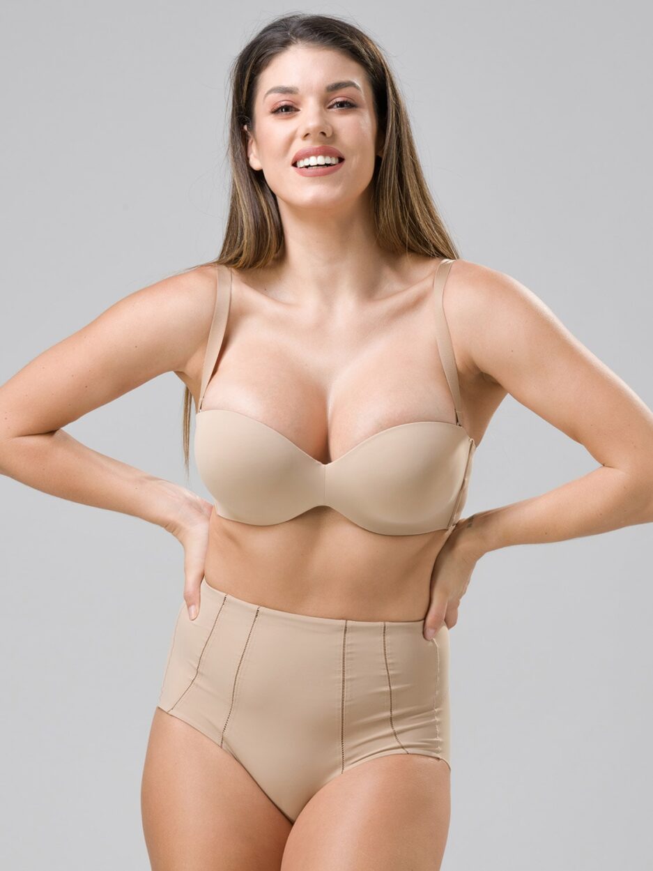 Luna χαμηλό στραπλες σουτιέν cup b-f - Nadia Lingerie
