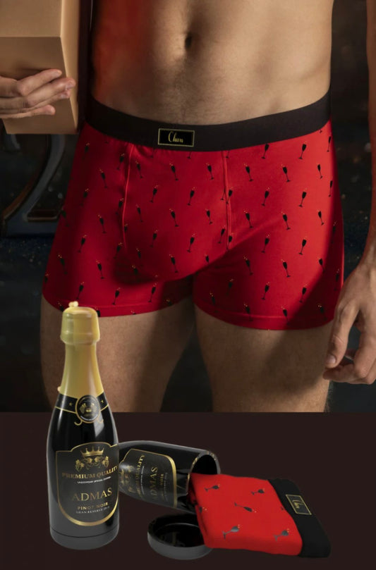 Pinot noir boxer Admas - Nadia Lingerie