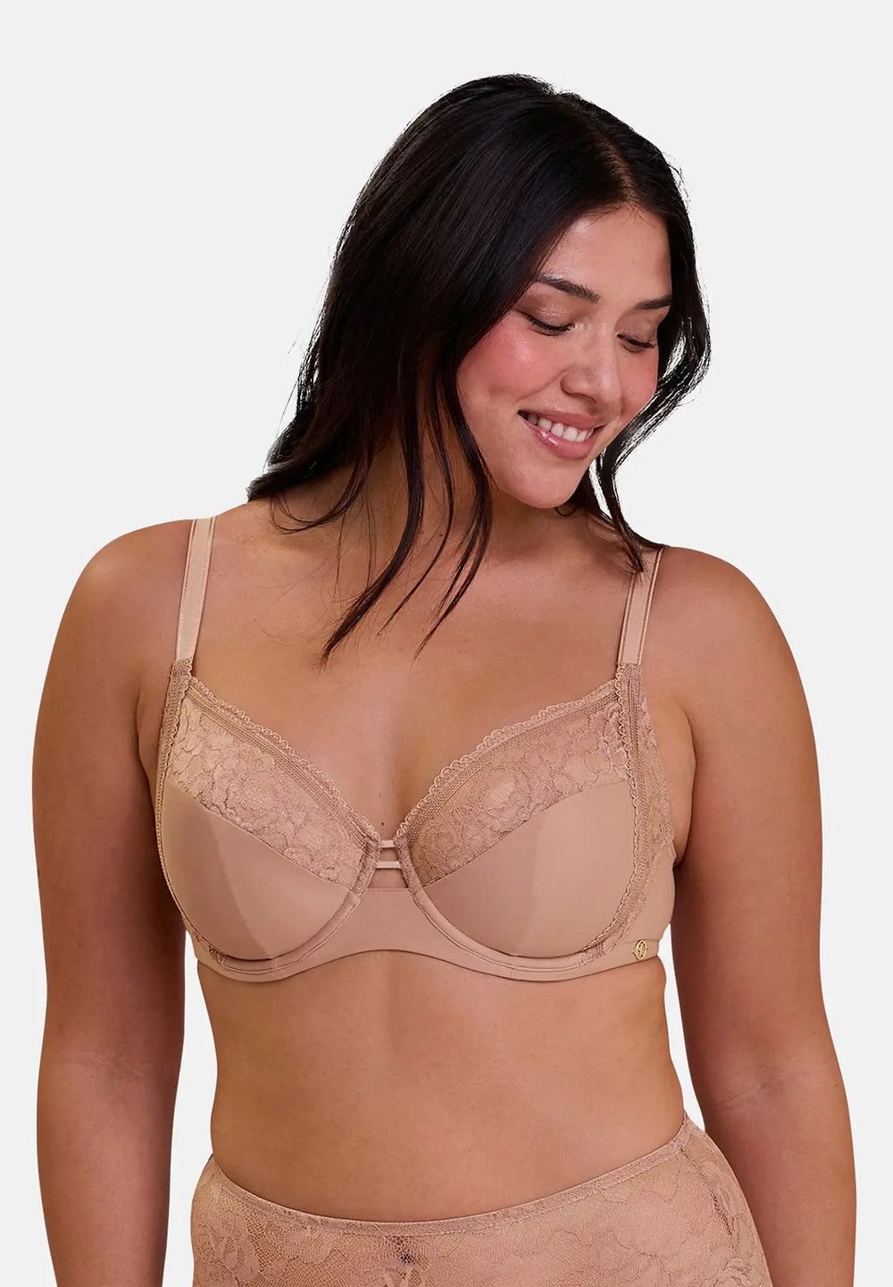 Sans Complexe| σατινε σουτιέν Lily cup C+D - Nadia Lingerie
