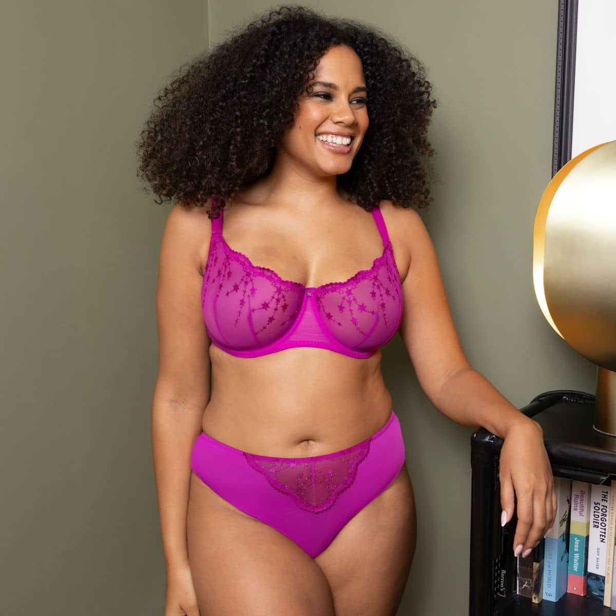 Stardust magenta bra Curvy Kate - Nadia Lingerie