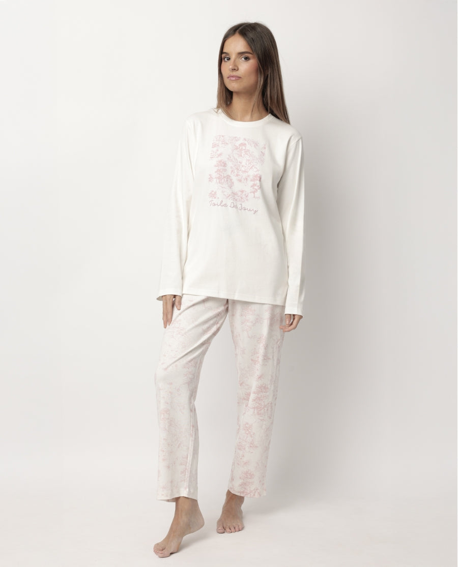 Πιτζάμες γυναικείες Toile de Jouy - Nadia Lingerie