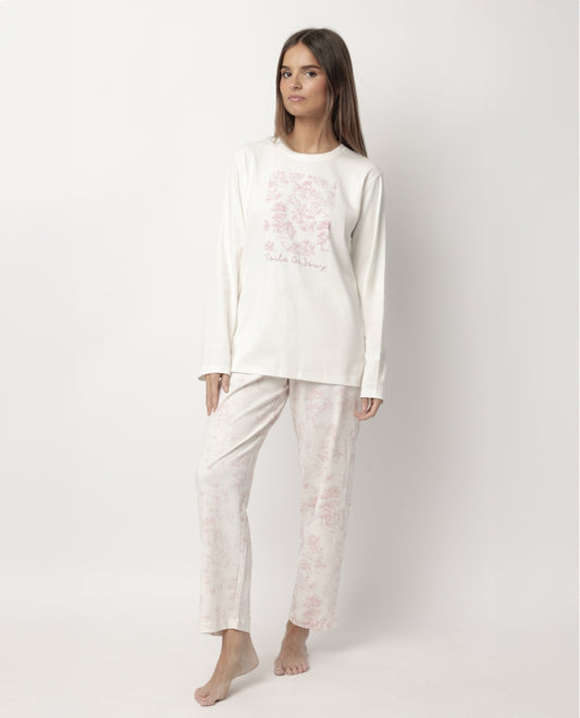 Πιτζάμες γυναικείες Toile de Jouy - Nadia Lingerie