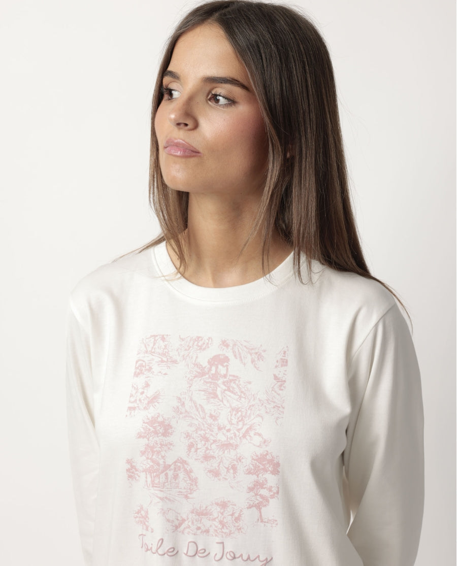 Πιτζάμες γυναικείες Toile de Jouy - Nadia Lingerie