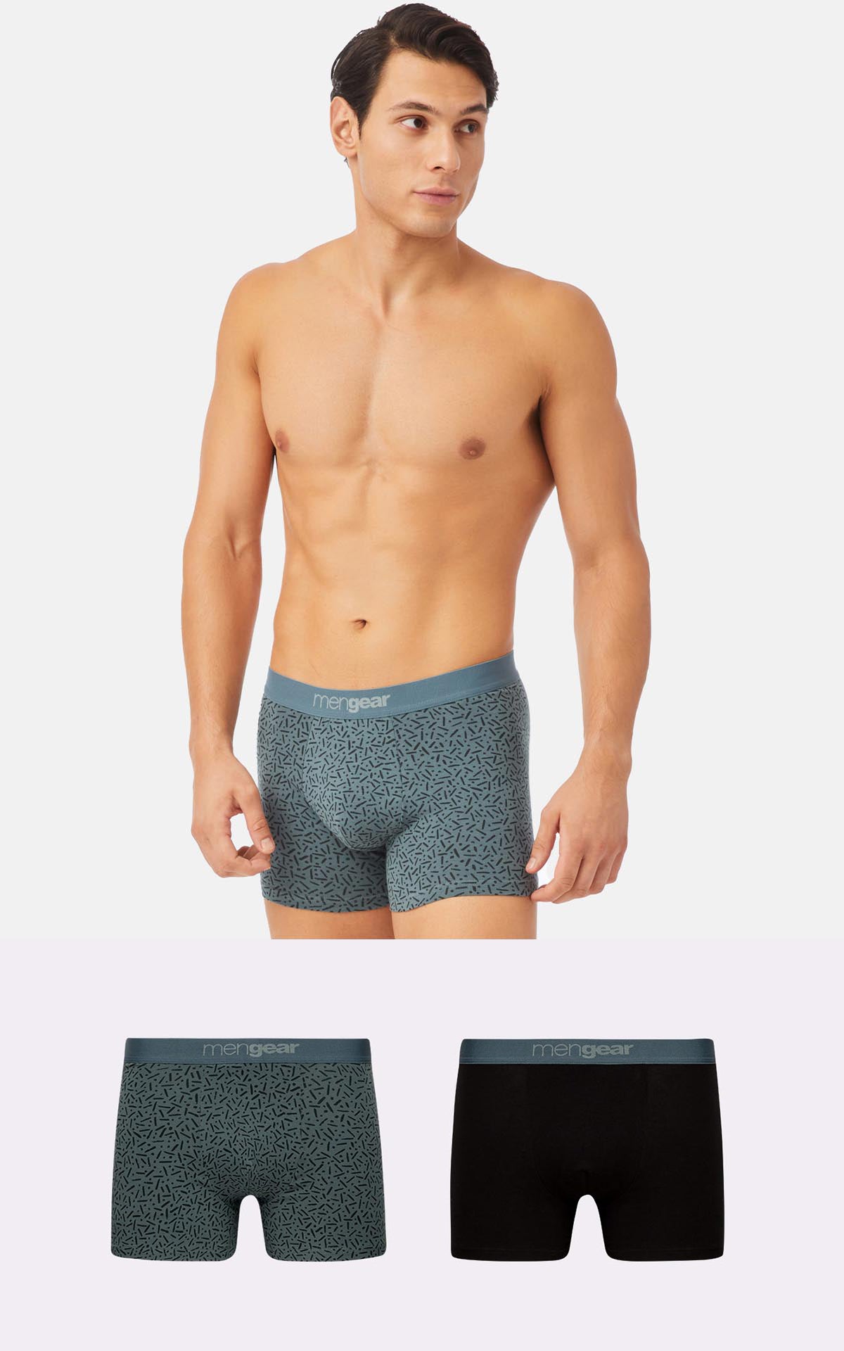 Viral Mengear Ανδρικό Boxer 2τμχ - Nadia Lingerie