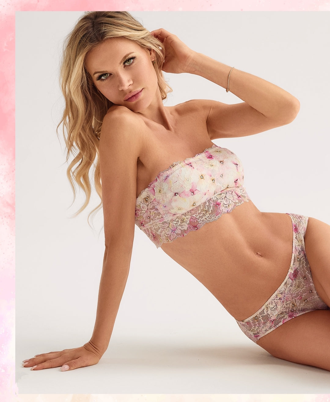 Δαντελένιο αμπάνελο σουτιέν cup B - Nadia Lingerie