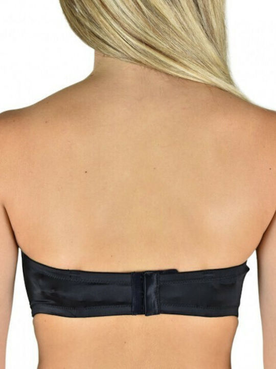 Strapless Σουτιέν Push Up με Μπανέλες Cup B - Nadia Lingerie