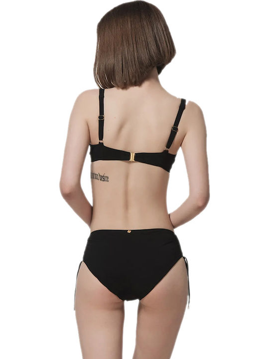 Μαύρο μπικίνι τοπ Cup G Luna Splendida - Nadia Lingerie