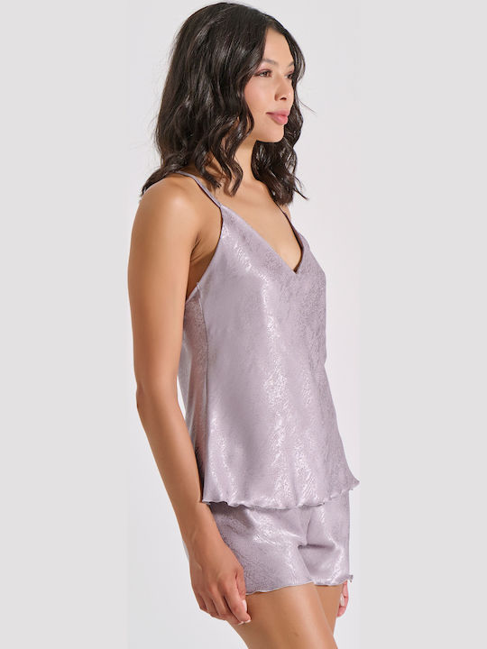 Satin baby doll Milena - Nadia Lingerie