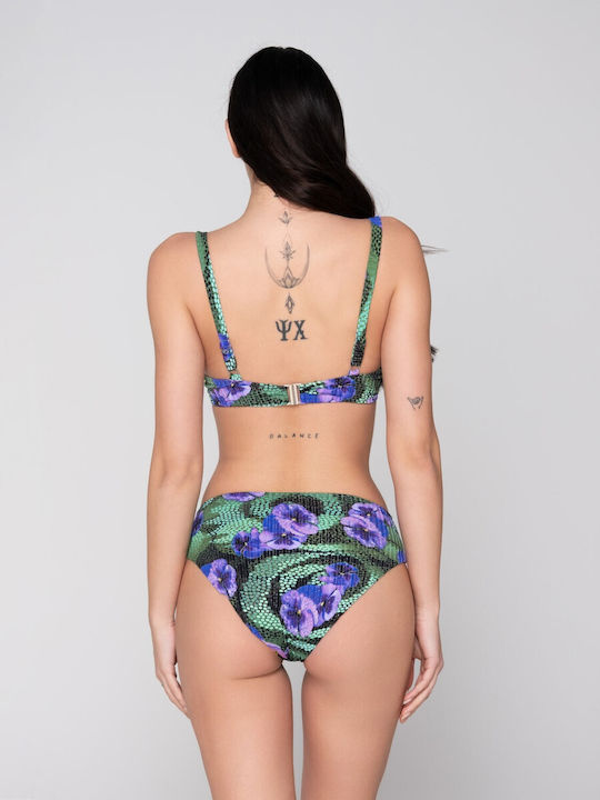 Tropical μπικίνι τοπ με ενίσχυση Luna Splendida Cup D-E - Nadia Lingerie