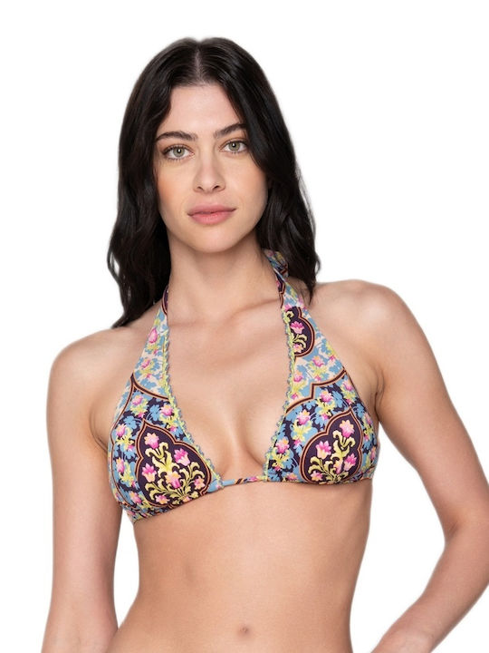 Έθνικ μαγιό μπικίνι τοπ με Luna Splendida Cup B - Nadia Lingerie
